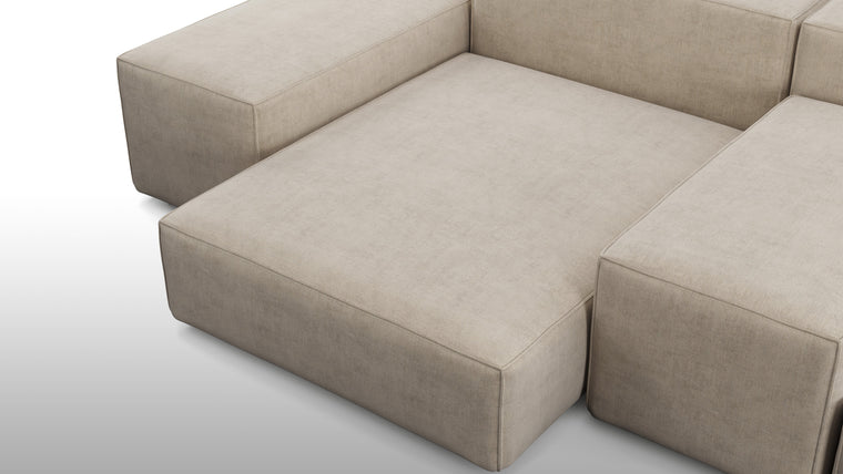 Customizable Configuration | The Extrasoft Sofa is highly adaptable to your unique needs and space. With a variety of modular components, you can tailor the sofa to suit your room's layout and size. Whether you prefer a spacious sectional, a cozy loveseat, or an expansive lounge, this sofa can be configured to match your vision.
