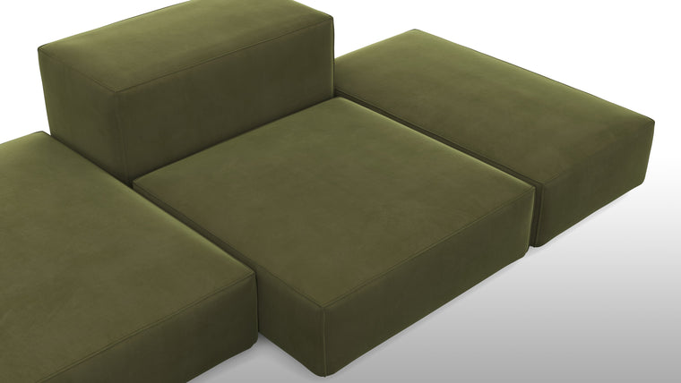 Customizable Configuration | The Extrasoft Sofa is highly adaptable to your unique needs and space. With a variety of modular components, you can tailor the sofa to suit your room's layout and size. Whether you prefer a spacious sectional, a cozy loveseat, or an expansive lounge, this sofa can be configured to match your vision.
