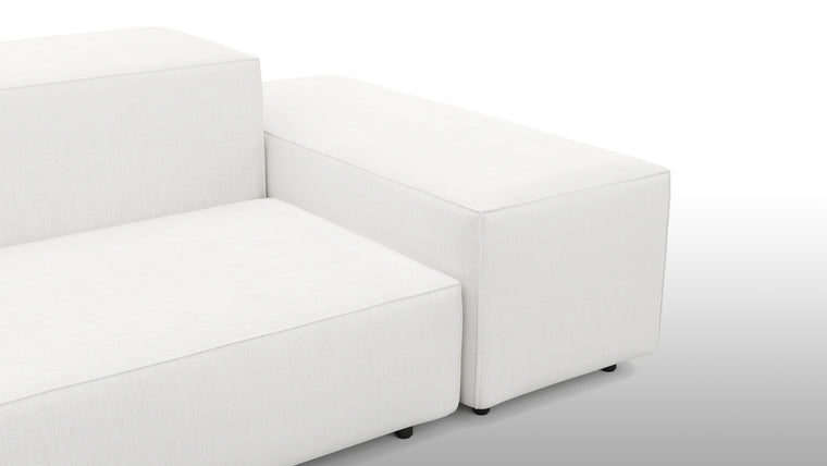 Customizable Configuration | The Extrasoft Sofa is highly adaptable to your unique needs and space. With a variety of modular components, you can tailor the sofa to suit your room's layout and size. Whether you prefer a spacious sectional, a cozy loveseat, or an expansive lounge, this sofa can be configured to match your vision.
