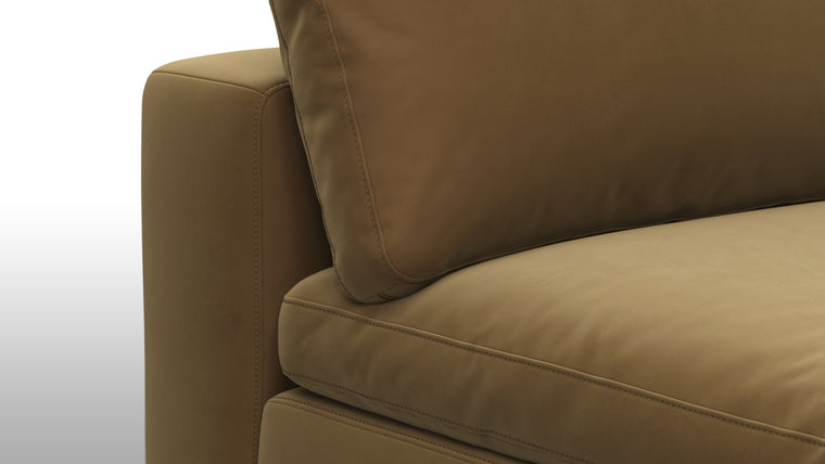 Supreme Comfort | Sink into unparalleled comfort with generously padded cushions. The sofa's deep seats and plush backrests provide the utmost relaxation, allowing for unwinding in absolute luxury after a long day.
