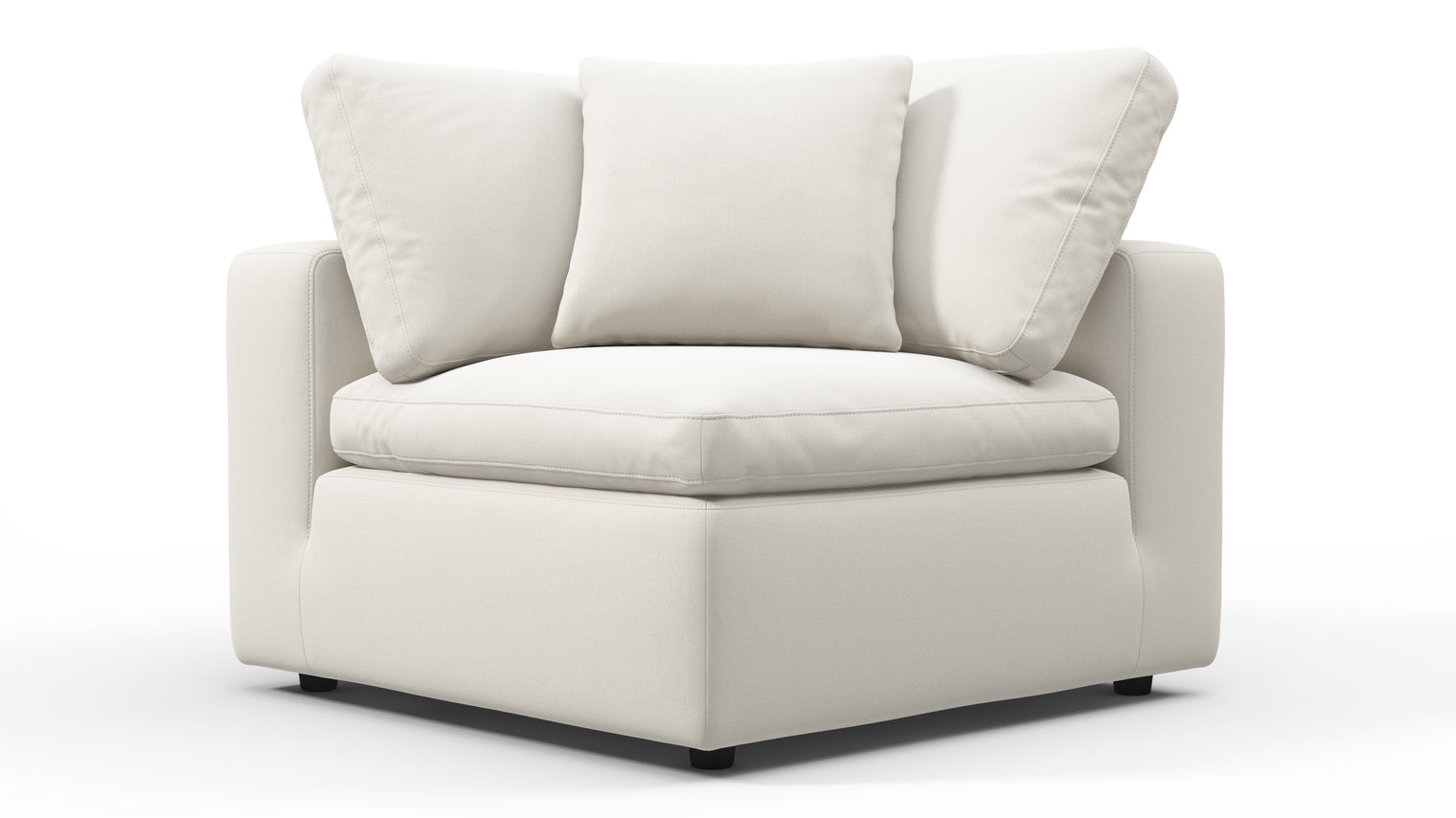 TAILORED AESTHETIC | Whether your style leans towards contemporary, traditional, or eclectic, the Sky Sofa effortlessly adapts to design preferences. Its neutral color palette serves as a canvas for creativity, allowing for accessorizing with bold accent pillows, throws, or statement coffee tables to make it truly unique.
