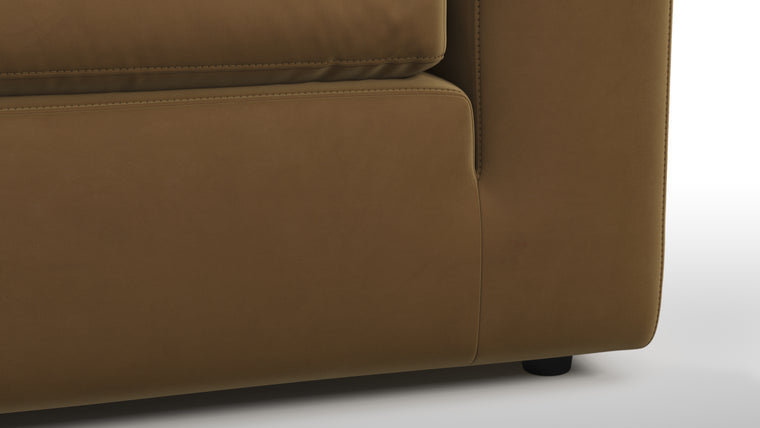 Supreme Comfort | Sink into unparalleled comfort with generously padded cushions. The sofa's deep seats and plush backrests provide the utmost relaxation, allowing for unwinding in absolute luxury after a long day.
