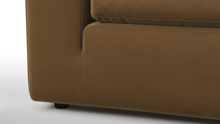 Supreme Comfort | Sink into unparalleled comfort with generously padded cushions. The sofa's deep seats and plush backrests provide the utmost relaxation, allowing for unwinding in absolute luxury after a long day.
