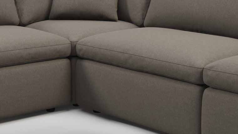 Supreme Comfort | Sink into unparalleled comfort with generously padded cushions. The sofa's deep seats and plush backrests provide the utmost relaxation, allowing for unwinding in absolute luxury after a long day.
