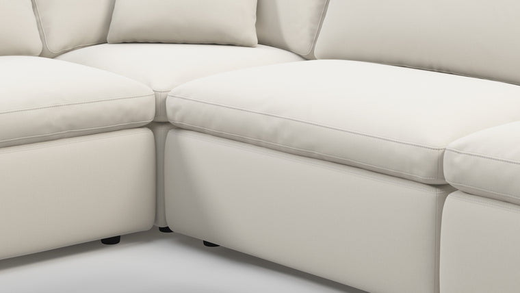 Supreme Comfort | Sink into unparalleled comfort with generously padded cushions. The sofa's deep seats and plush backrests provide the utmost relaxation, allowing for unwinding in absolute luxury after a long day.
