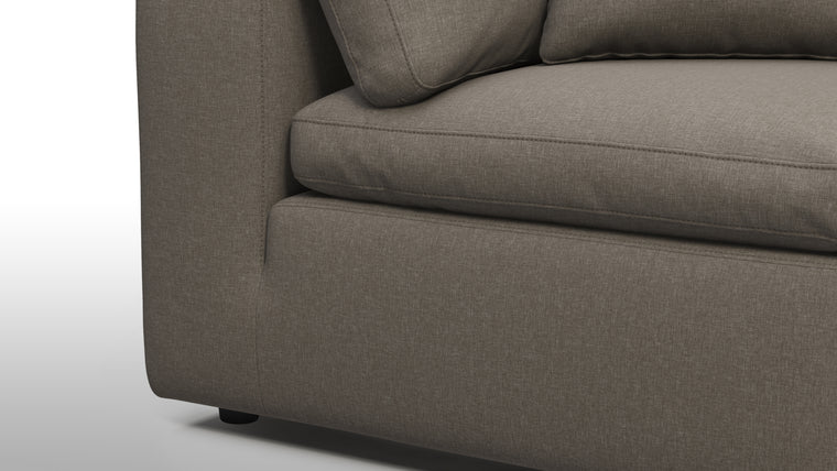 Supreme Comfort | Sink into unparalleled comfort with generously padded cushions. The sofa's deep seats and plush backrests provide the utmost relaxation, allowing for unwinding in absolute luxury after a long day.
