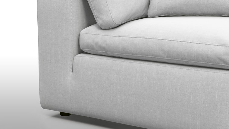 Supreme Comfort | Sink into unparalleled comfort with generously padded cushions. The sofa's deep seats and plush backrests provide the utmost relaxation, allowing for unwinding in absolute luxury after a long day.
