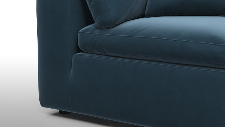 Supreme Comfort | Sink into unparalleled comfort with generously padded cushions. The sofa's deep seats and plush backrests provide the utmost relaxation, allowing for unwinding in absolute luxury after a long day.
