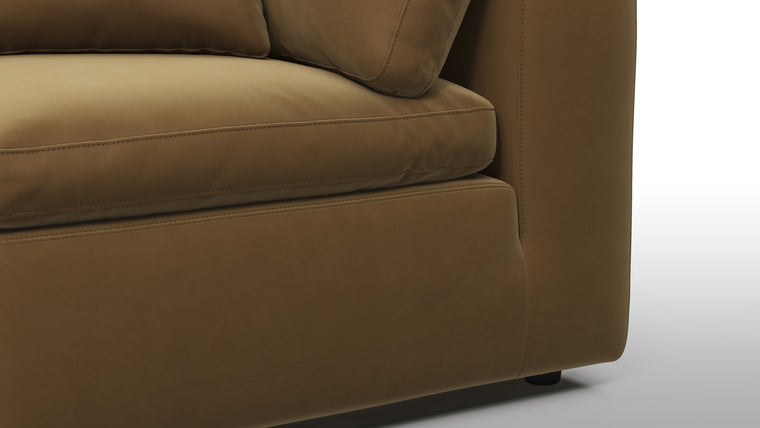 Supreme Comfort | Sink into unparalleled comfort with generously padded cushions. The sofa's deep seats and plush backrests provide the utmost relaxation, allowing for unwinding in absolute luxury after a long day.
