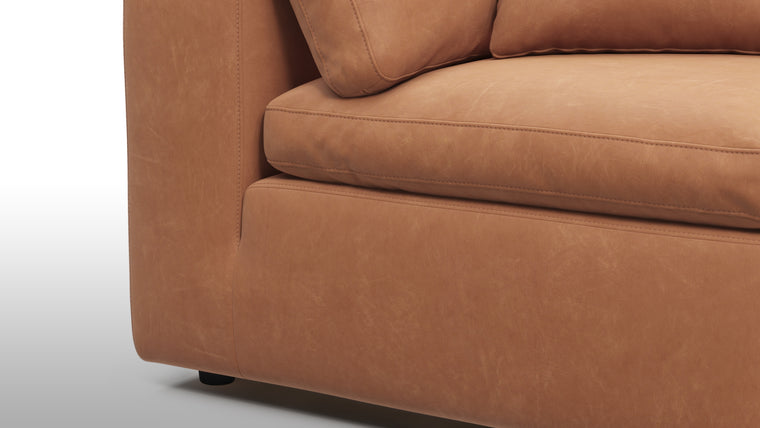 Supreme Comfort | Sink into unparalleled comfort with generously padded cushions. The sofa's deep seats and plush backrests provide the utmost relaxation, allowing for unwinding in absolute luxury after a long day.
