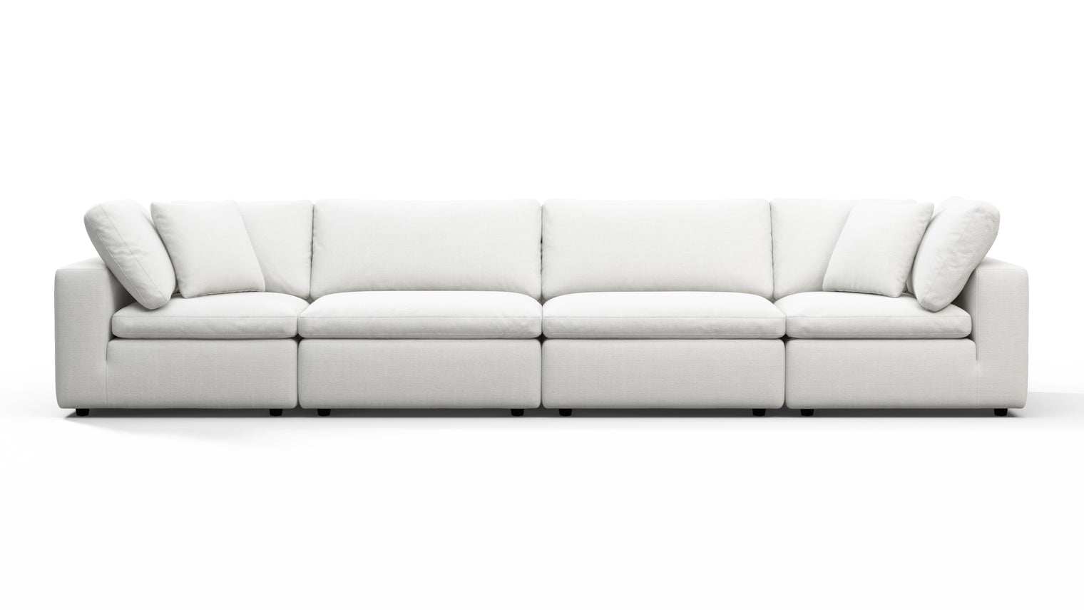 TAILORED AESTHETIC | Whether your style leans towards contemporary, traditional, or eclectic, the Sky Sofa effortlessly adapts to design preferences. Its neutral color palette serves as a canvas for creativity, allowing for accessorizing with bold accent pillows, throws, or statement coffee tables to make it truly unique.
