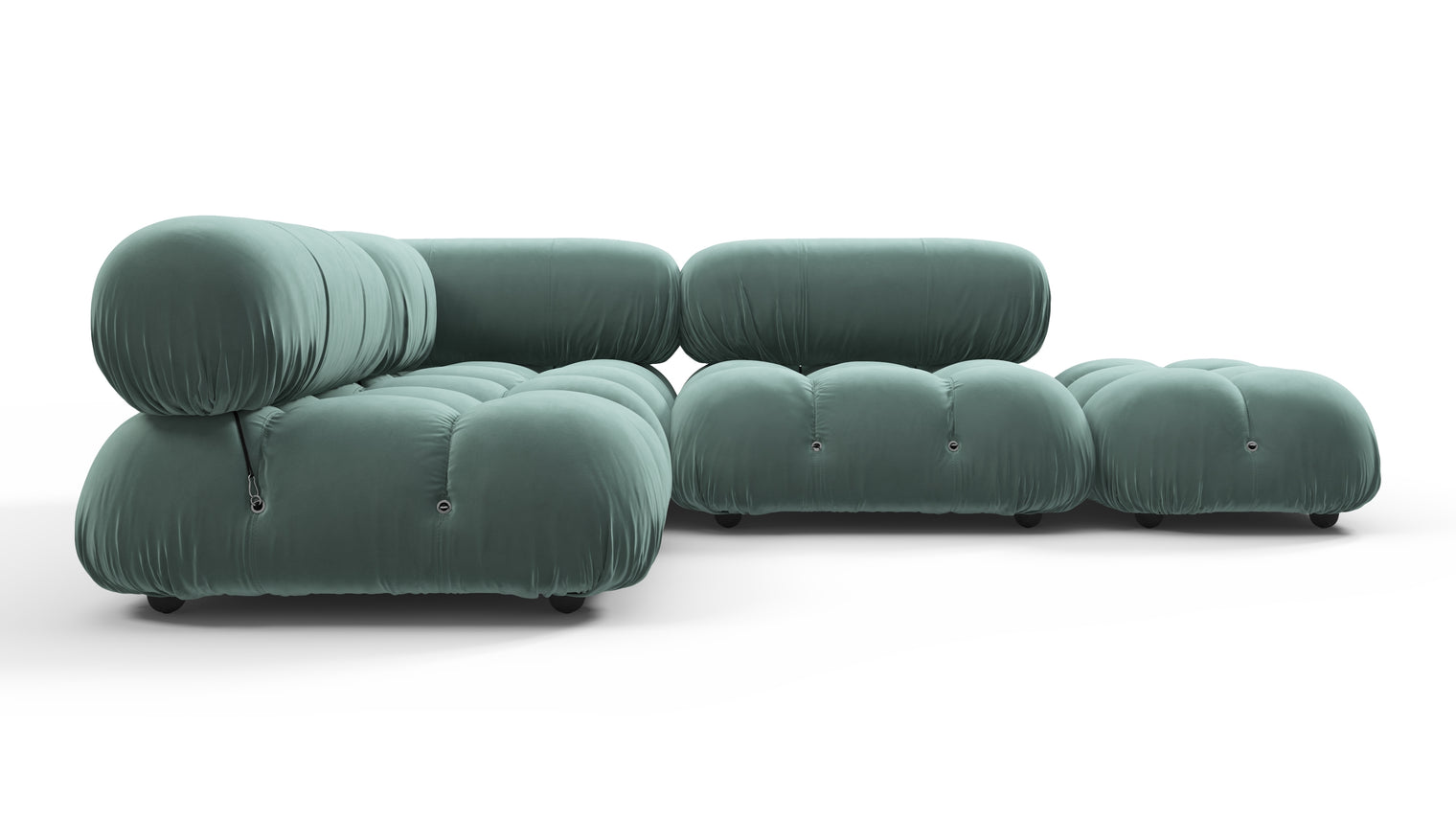 STYLISH SECTIONAL | With the Belia’s sectional design, you can create a sofa that suits your space. The soft curves of each carefully crafted cushion create a luxurious and comfortable seat for the ultimate in stylish comfort.
