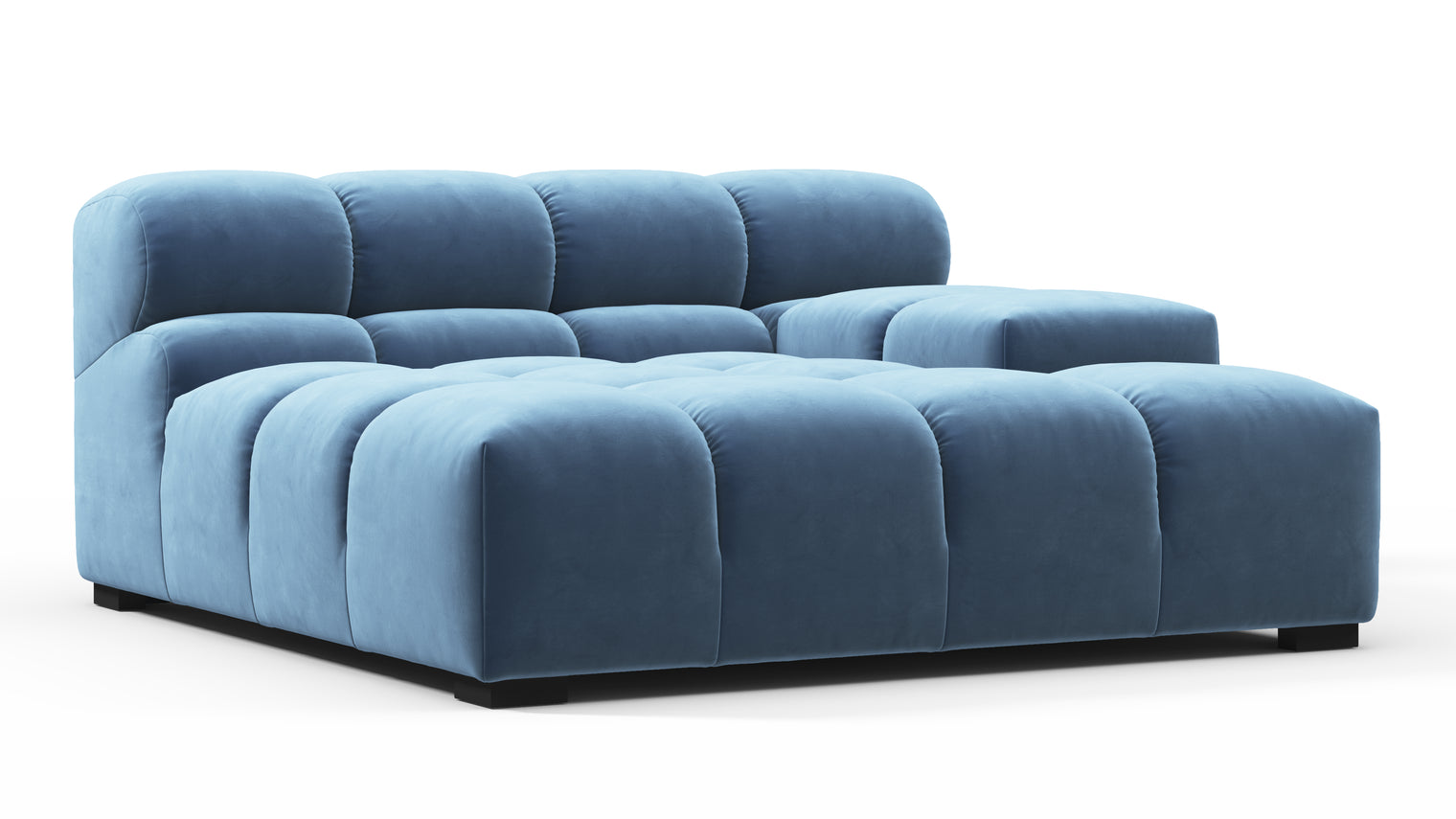 MODULAR MASTERPIECE | A modern take on 70s design, this cloud-like sectional is all about leisurely lounging. Its relaxed, playful aesthetic is adored around the world.
