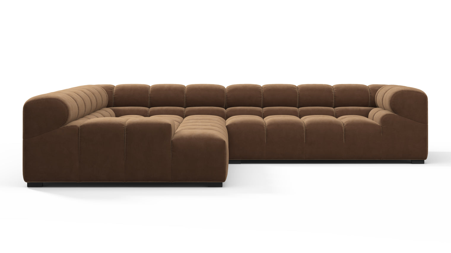 MODULAR MASTERPIECE | A modern take on 70s design, this cloud-like sectional is all about leisurely lounging. Its relaxed, playful aesthetic is adored around the world.
