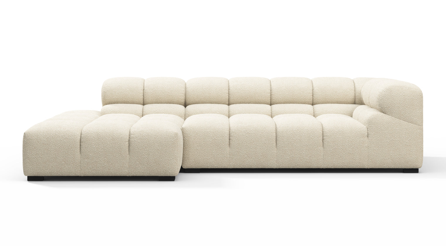 MODULAR MASTERPIECE | A modern take on 70s design, this cloud-like sectional is all about leisurely lounging. Its relaxed, playful aesthetic is adored around the world.
