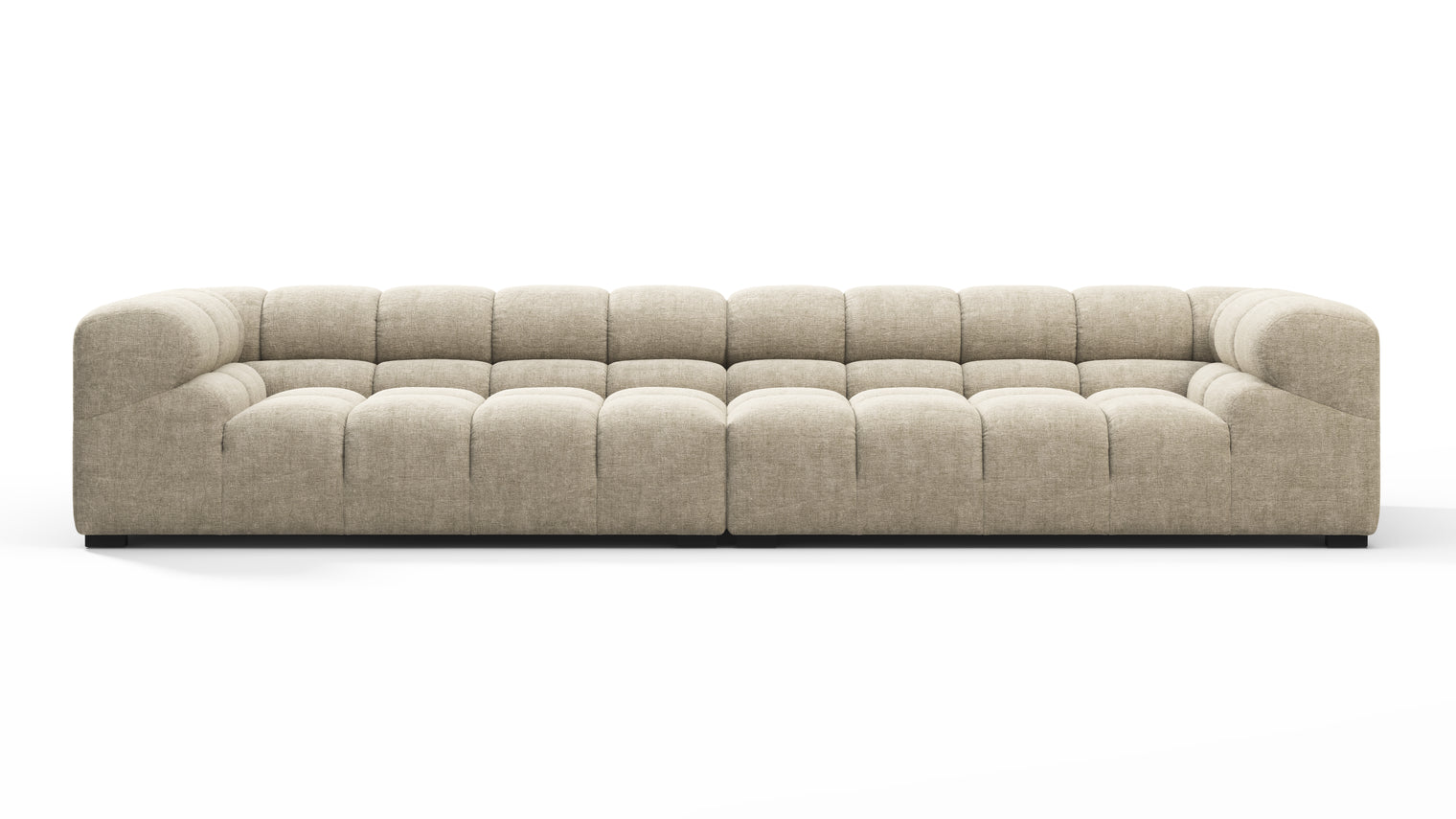 MODULAR MASTERPIECE | A modern take on 70s design, this cloud-like sectional is all about leisurely lounging. Its relaxed, playful aesthetic is adored around the world.
