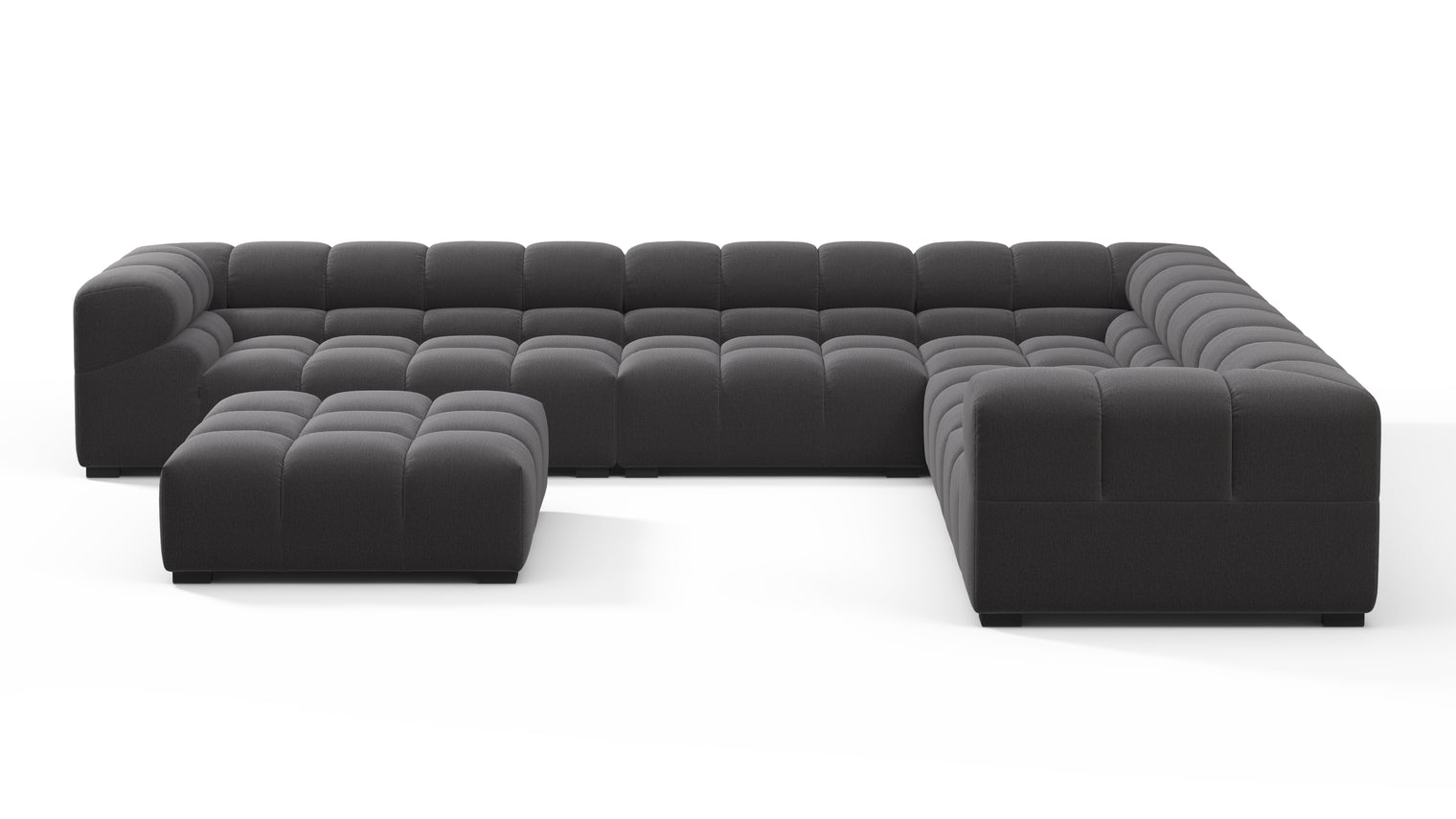 MODULAR MASTERPIECE | A modern take on 70s design, this cloud-like sectional is all about leisurely lounging. Its relaxed, playful aesthetic is adored around the world.
