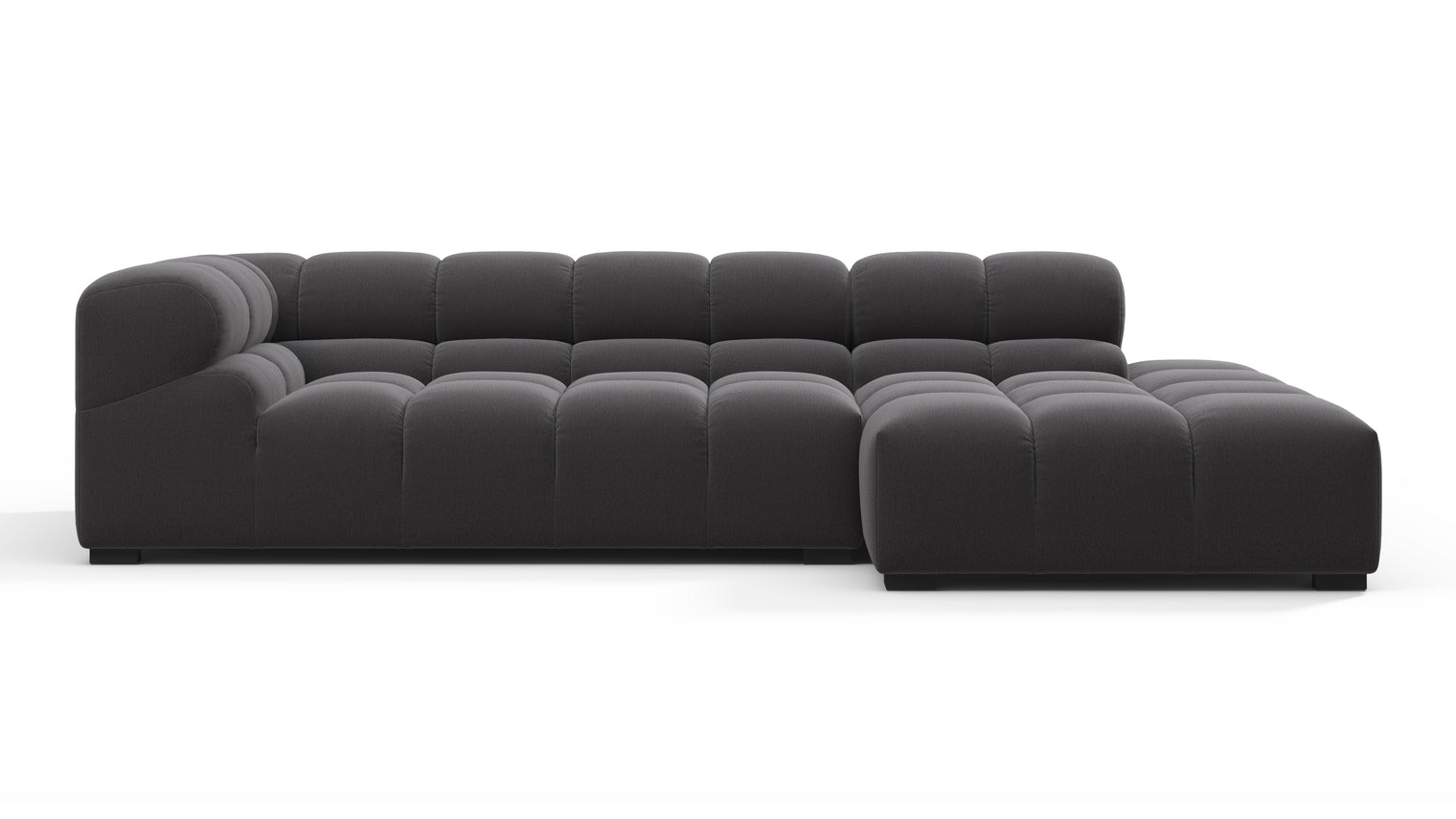 MODULAR MASTERPIECE | A modern take on 70s design, this cloud-like sectional is all about leisurely lounging. Its relaxed, playful aesthetic is adored around the world.
