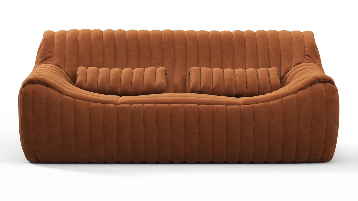 COMFORT REDEFINED | Sink into a world of comfort every time you sit on the Sandra Sofa. Its plush, high-density foam cushions provide the perfect balance of support and softness, making it an ideal spot for relaxation or entertainment. The generous two-seater design ensures ample space for family and friends to gather together.
