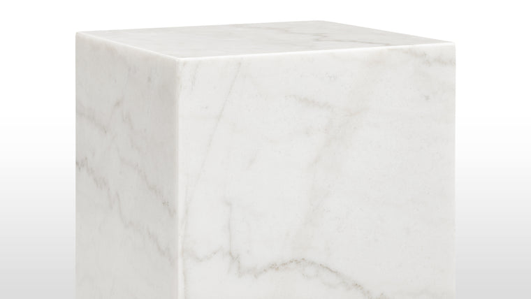 Luxe Marble | Thanks to the timeless appeal and refined aesthetic of natural marble, the Plinth is at home in both contemporary and heritage spaces. Allow this striking piece to become the focal point of your space, and the most stylish place to rest your glass.
