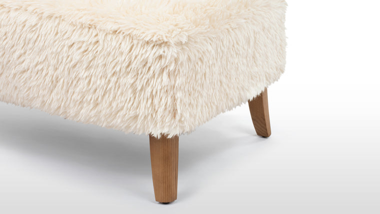 Quality Build | Crafted with a lavish walnut frame and legs, the Yeti Ottoman exudes durability and stability. Its superior construction guarantees long-lasting performance, making it a valuable investment for years to come.
