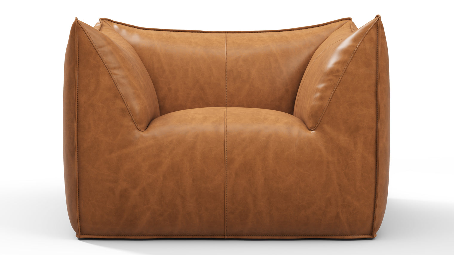 SCULPTURAL SEAT | Crafted with the utmost attention to detail, this armchair showcases exceptional craftsmanship and luxurious materials. The upholstery adds a touch of elegance and texture, with the carefully tailored contours and seamless stitching exemplifying the dedication to perfection that defines products from Interior Icons.
