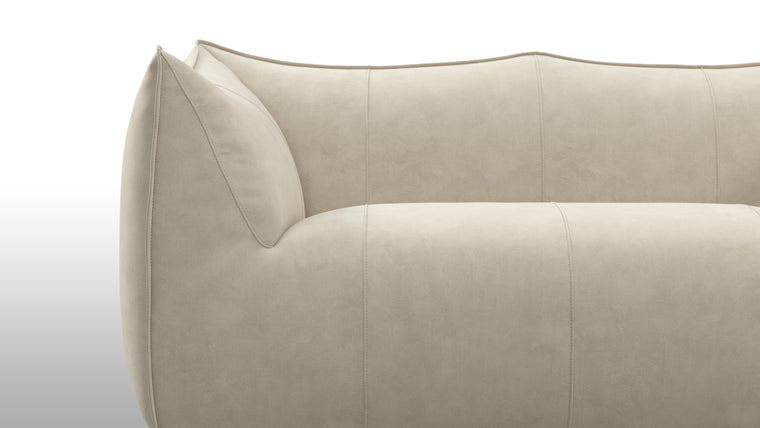 Cozy Comfort | Comfort is not compromised in the Leandro Sofa. Sink into its plush cushions and feel a sense of relaxation wash over you. The ergonomic design cradles your body, offering a cozy and supportive seating experience. Whether you're curling up with a book or enjoying a moment of solitude, this sofa envelops you in a world of comfort and tranquility.
