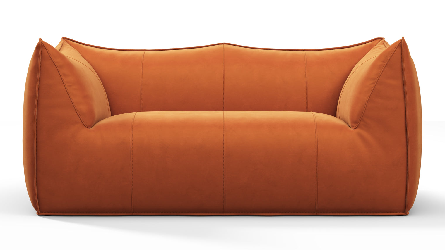 SCULPTURAL SEAT | Crafted with the utmost attention to detail, this sofa showcases exceptional craftsmanship and luxurious materials. The premium upholstery adds a touch of elegance and texture, with the carefully tailored contours and seamless stitching exemplifying the dedication to perfection that defines products from Interior Icons.
