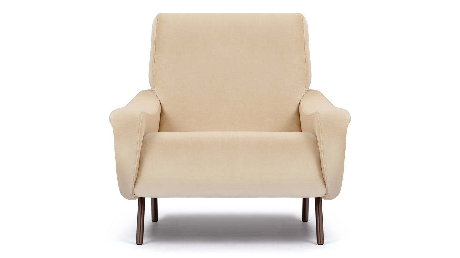 Lady - Lady Armchair, Ecru Velvet