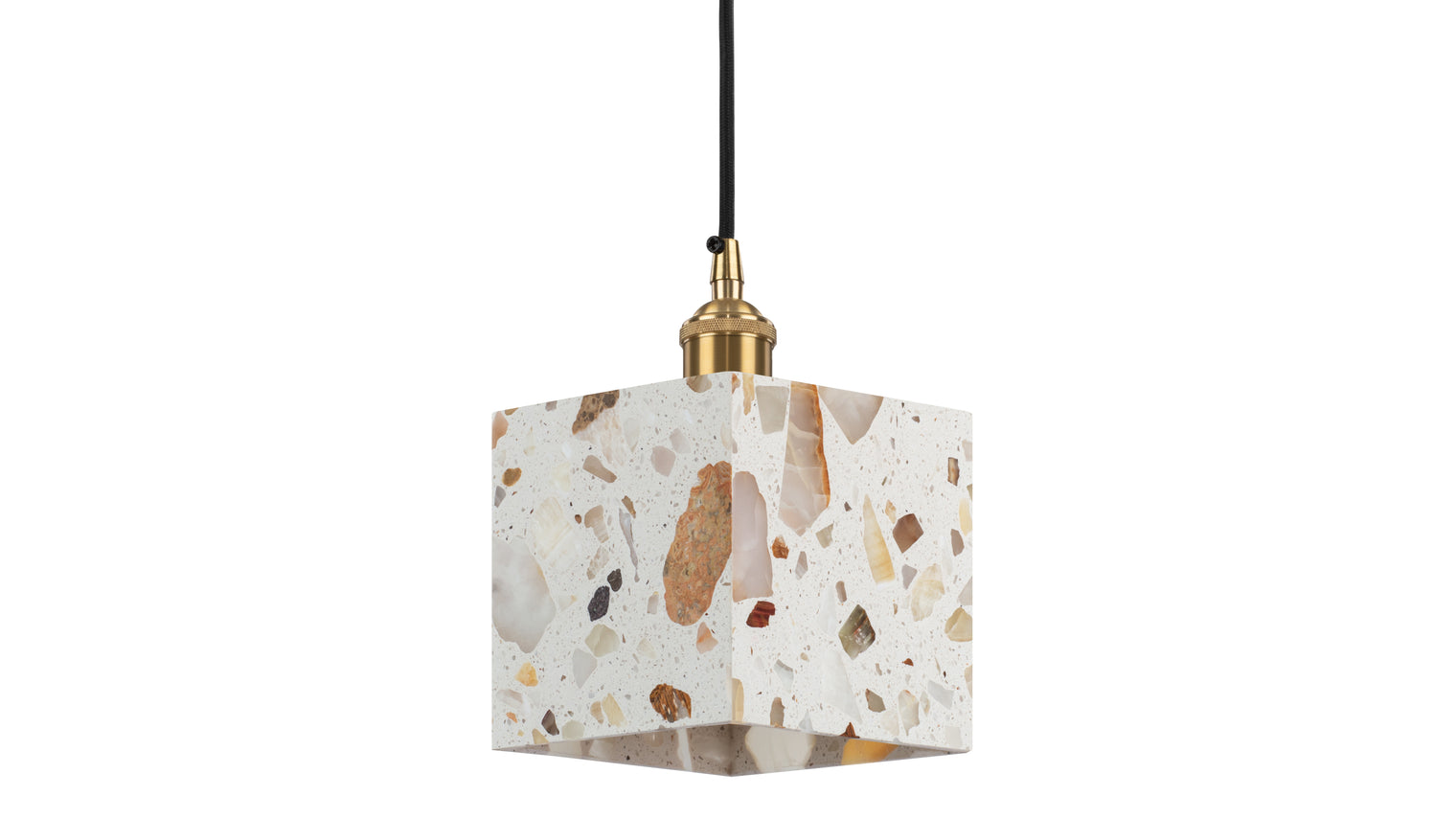 Juno - Juno Square Ceiling Light, Terrazzo