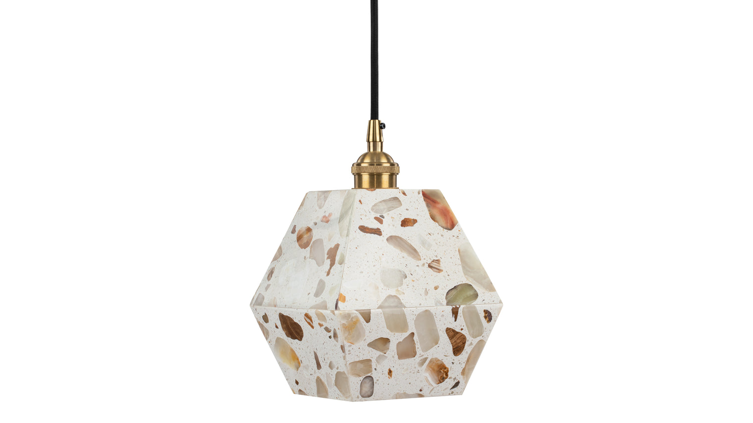 Juno - Juno Prism Ceiling Light, Terrazzo