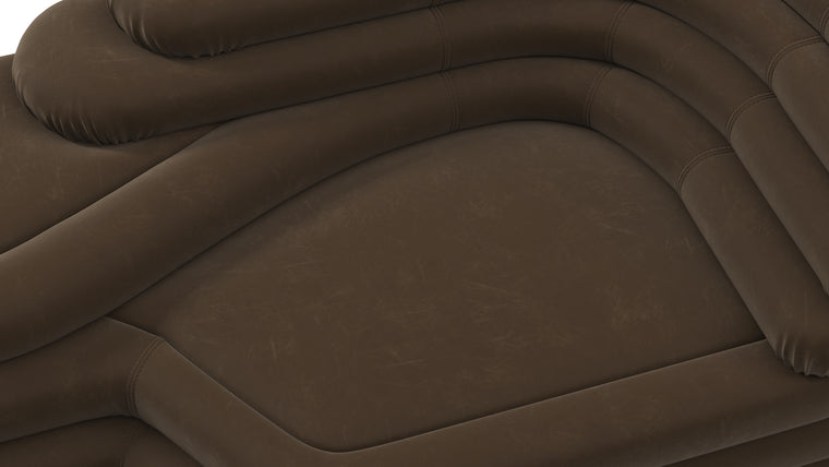 ICON OF THE 70S | Crafted by skilled artisans, this sofa is a masterpiece of craftsmanship. Every curve and contour is meticulously handcrafted to ensure the utmost precision and quality. The attention to detail is evident in the seamless stitching and flawless finish, creating a truly exceptional piece of furniture that will be cherished for years to come.
