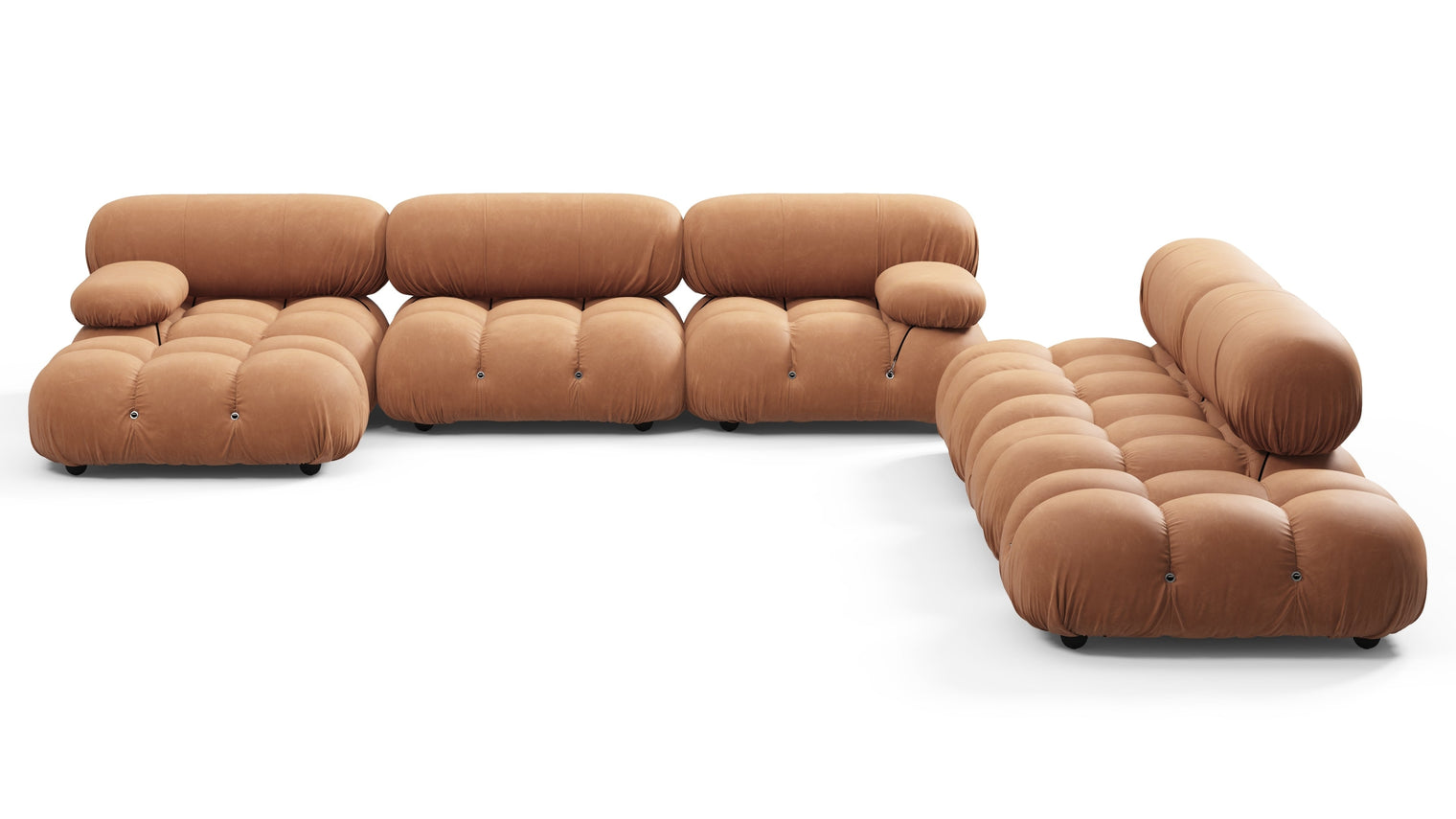 STYLISH SECTIONAL | With the Belia’s sectional design, you can create a sofa that suits your space. The soft curves of each carefully crafted cushion create a luxurious and comfortable seat for the ultimate in stylish comfort.
