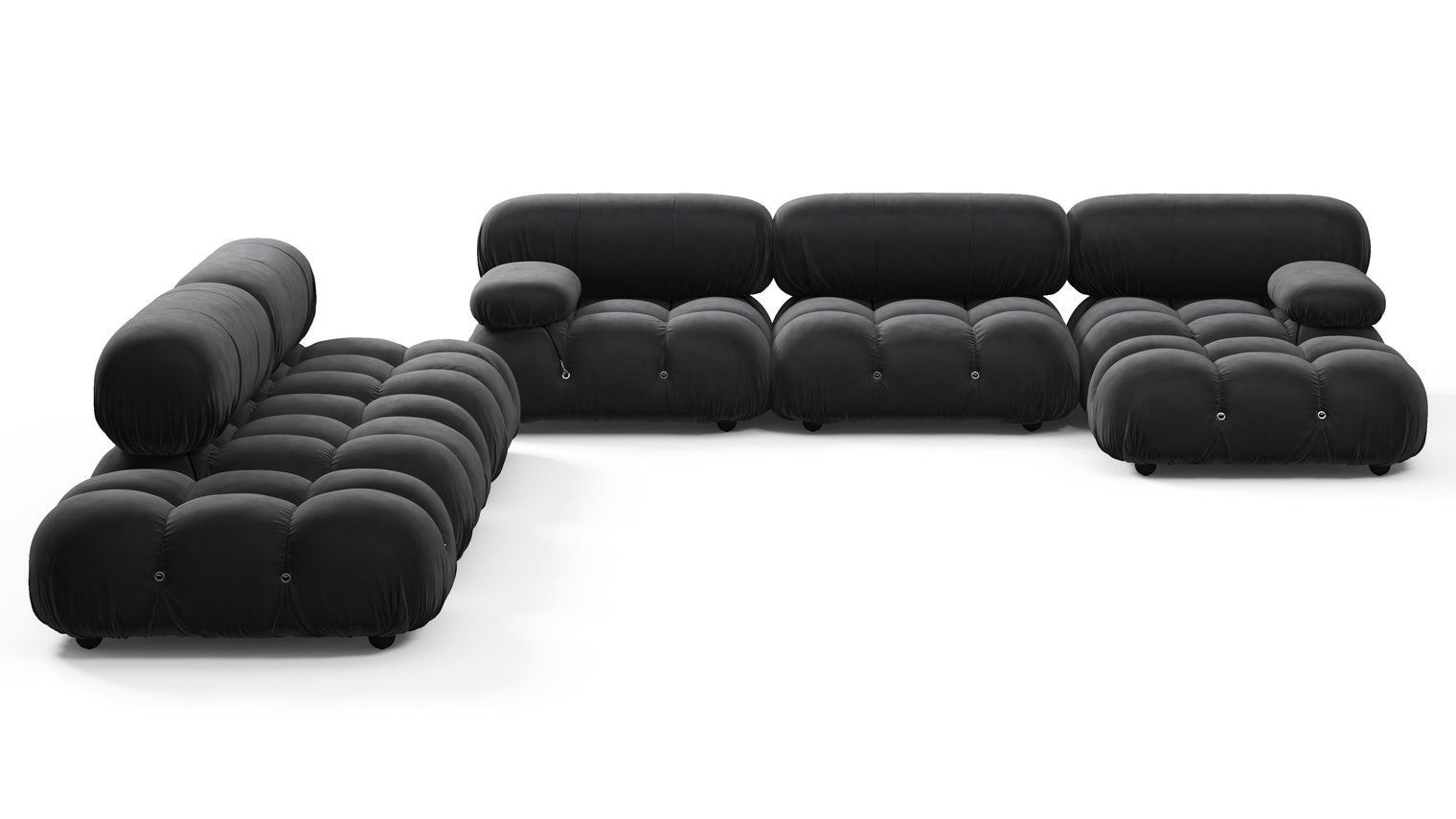 STYLISH SECTIONAL | With the Belia’s sectional design, you can create a sofa that suits your space. The soft curves of each carefully crafted cushion create a luxurious and comfortable seat for the ultimate in stylish comfort.
