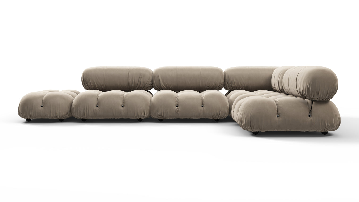 STYLISH SECTIONAL | With the Belia’s sectional design, you can create a sofa that suits your space. The soft curves of each carefully crafted cushion create a luxurious and comfortable seat for the ultimate in stylish comfort.
