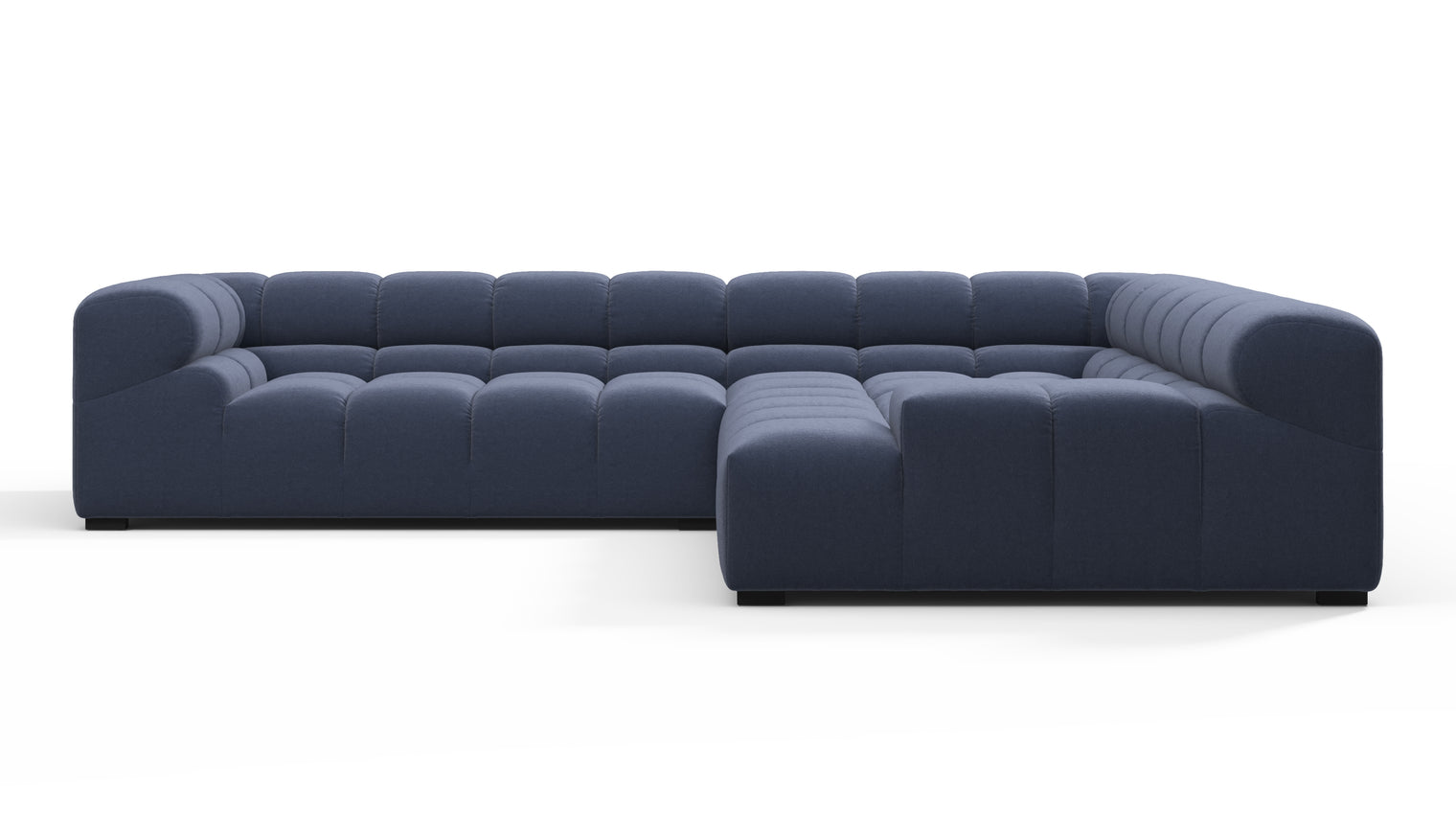 MODULAR MASTERPIECE | A modern take on 70s design, this cloud-like sectional is all about leisurely lounging. Its relaxed, playful aesthetic is adored around the world.
