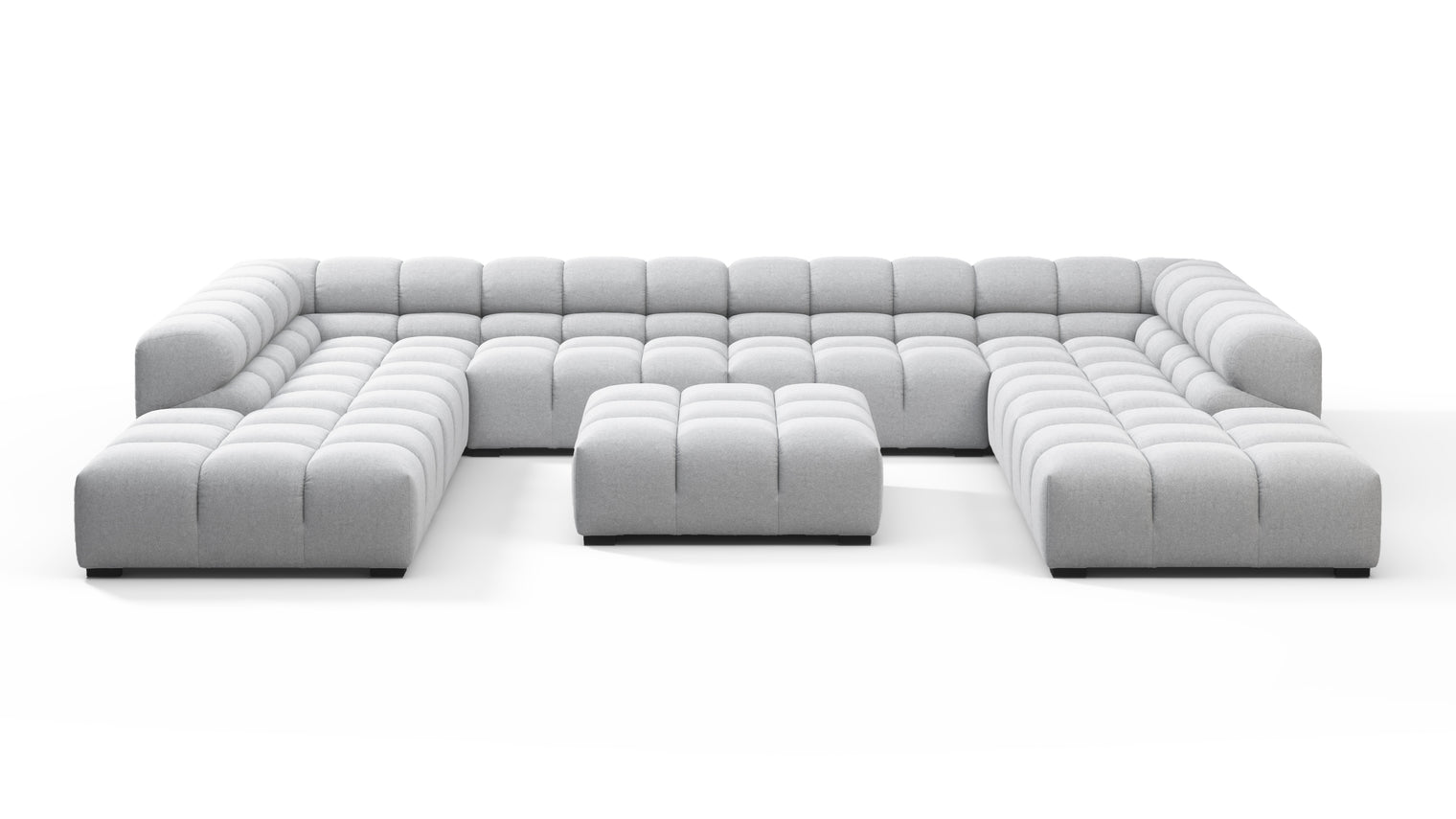 MODULAR MASTERPIECE | A modern take on 70s design, this cloud-like sectional is all about leisurely lounging. Its relaxed, playful aesthetic is adored around the world.
