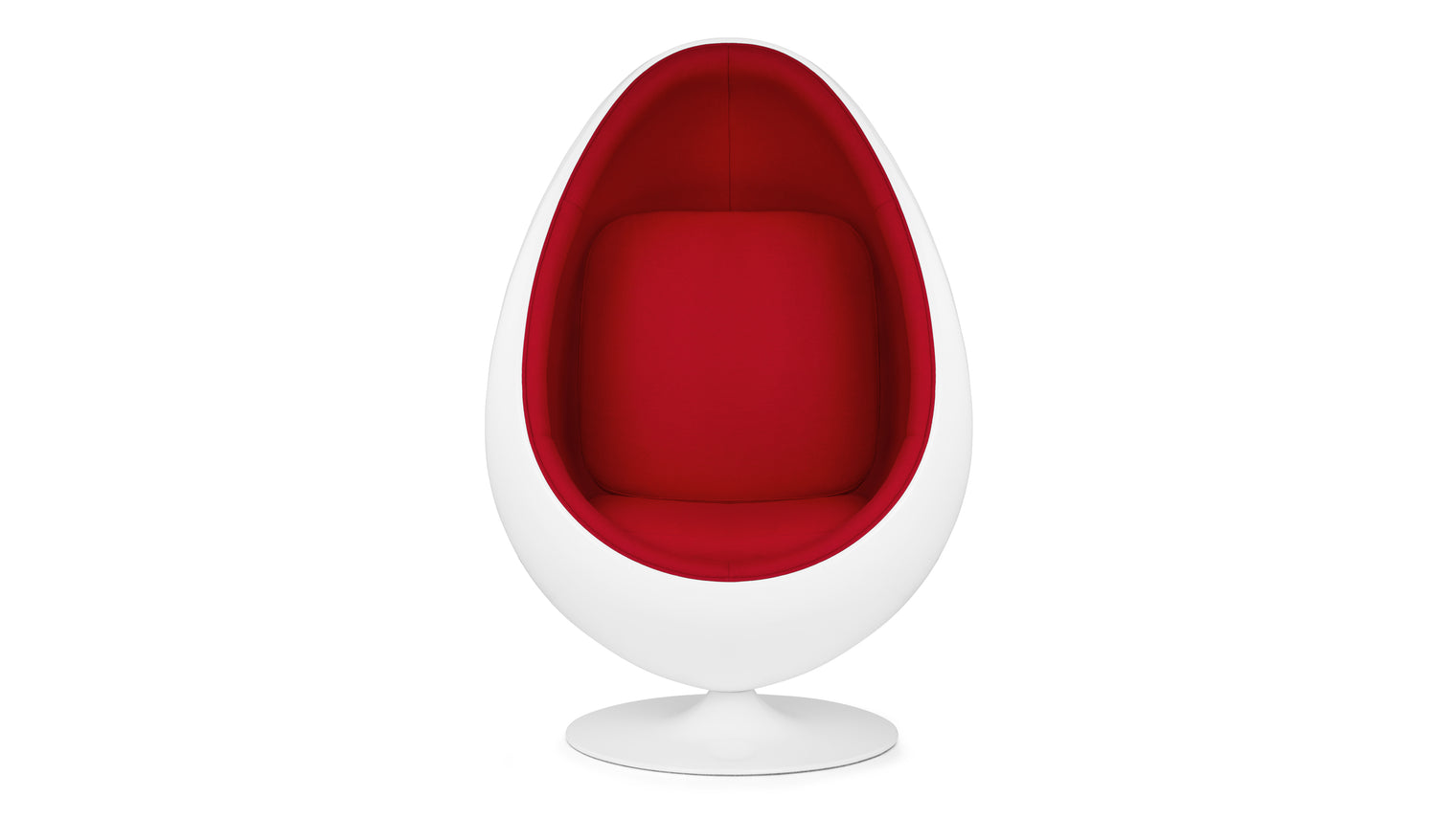 Egg Pod - Egg Pod Chair, Bold Red Wool