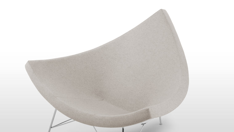 Versatile Piece | The intriguing shape and design of the Coconut Chair makes it a very versatile chair. Often found at home in the living room, this chair is also a popular choice for lobbies and waiting areas thanks to its durable design and high-quality materials.
