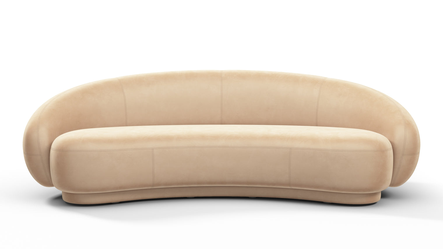 Chic Curves | Popular in warm minimalist interiors and known for its gentle curves, the Julep sofa is a true modern icon. Cocoon-like in shape and coziness, this modern must-have strikes the perfect balance between style and comfort.
