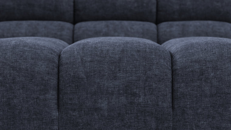 Tufted - Tufted Sectional, Small L, Right, Indigo Blue Chenille
