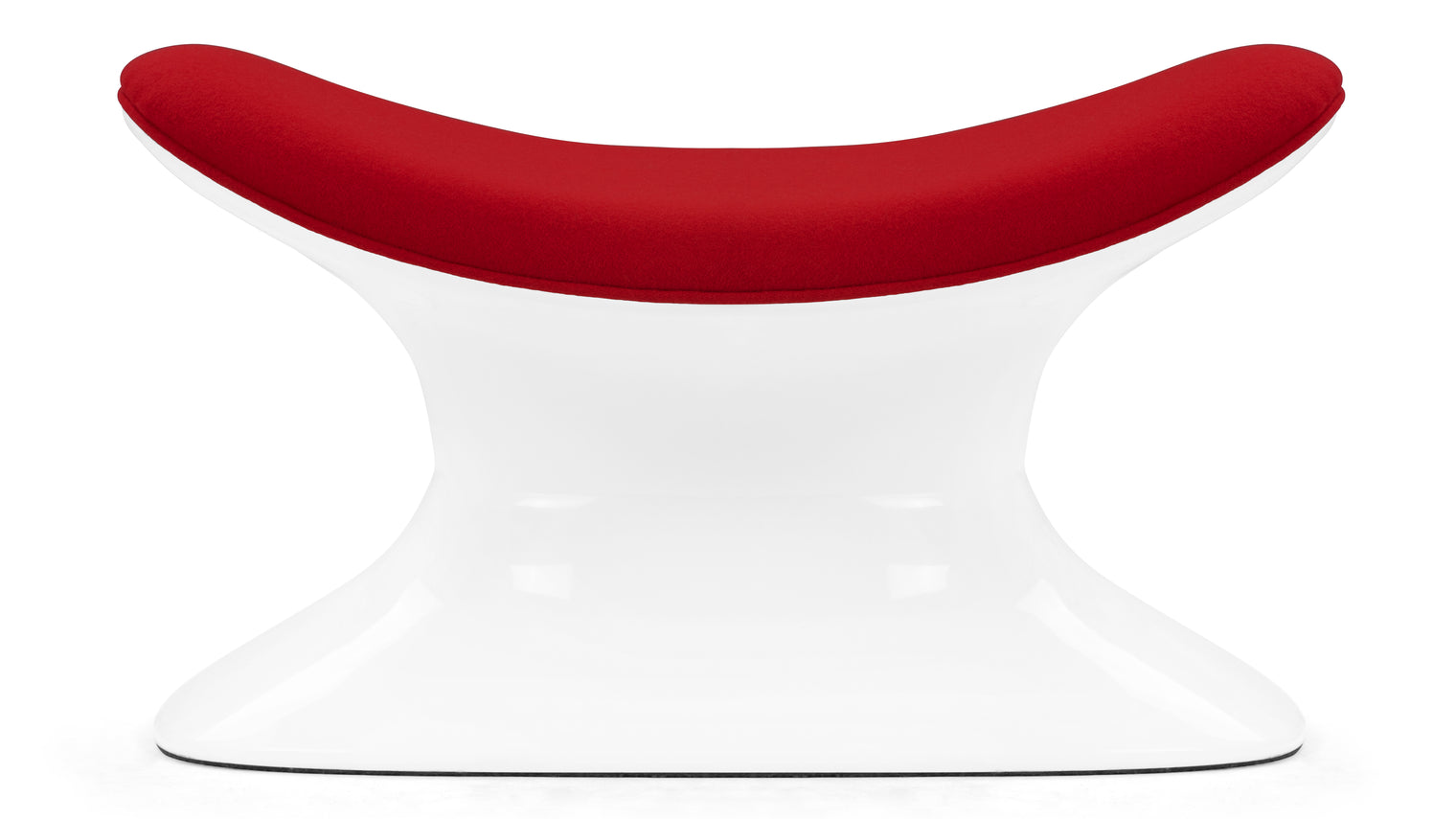 Vintage Vibes | The Alpha Egg Ottoman exudes a 60s-inspired aesthetic with its sleek curves and bold colors, blending retro charm with modern design for any space - ideal for pairing with the Alpha Egg Chair.
