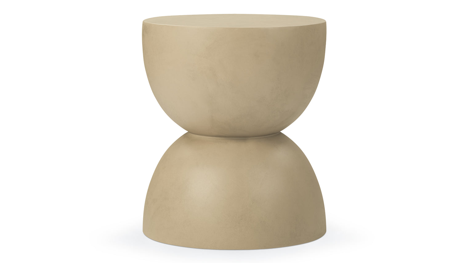 Aura - Aura Outdoor Side Table, Tan Concrete