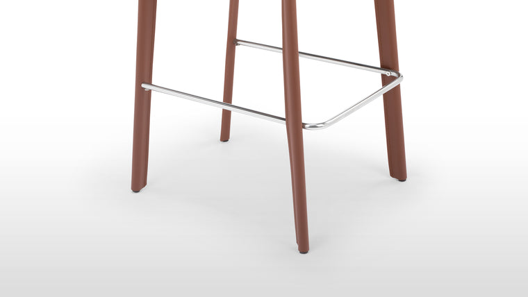 Sturdy Construction | Built to last, the Domus Stools are supported by robust frames that provide stability and reliability for everyday use.
