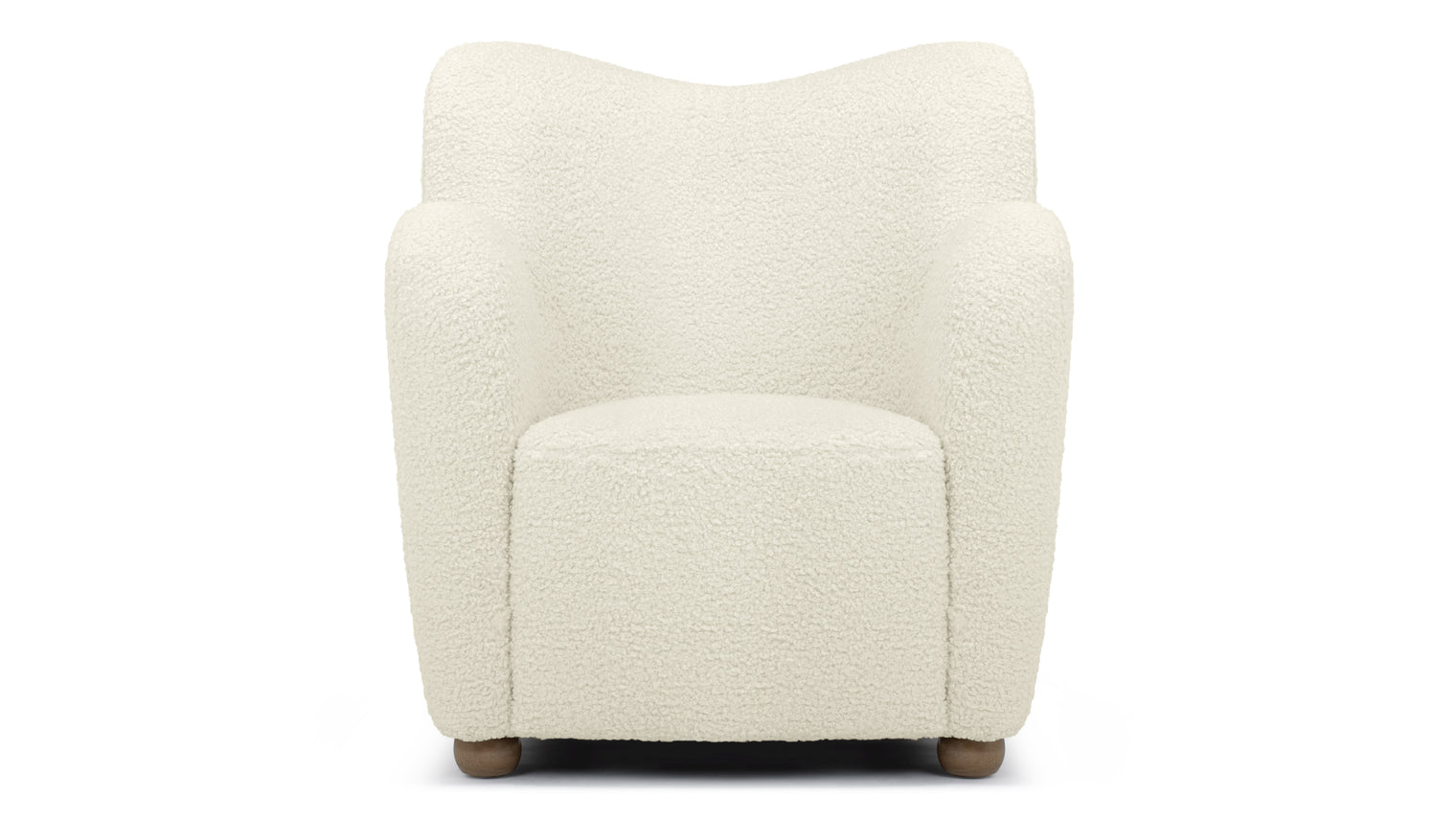Flemming - Flemming Lounge Chair, Luxe Vegan Sherpa