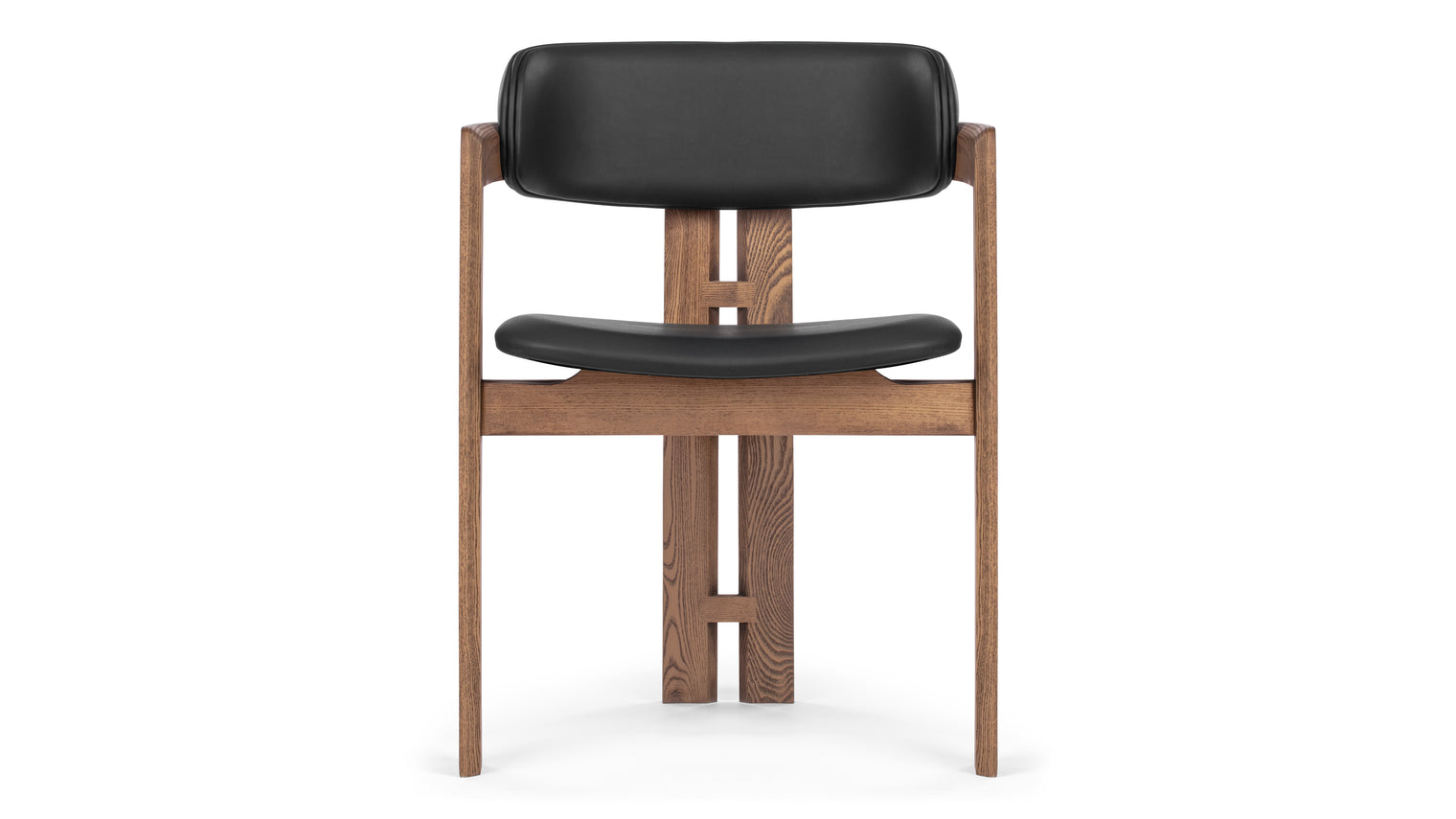 Pamplona - Pamplona Chair, Black and Walnut Stain