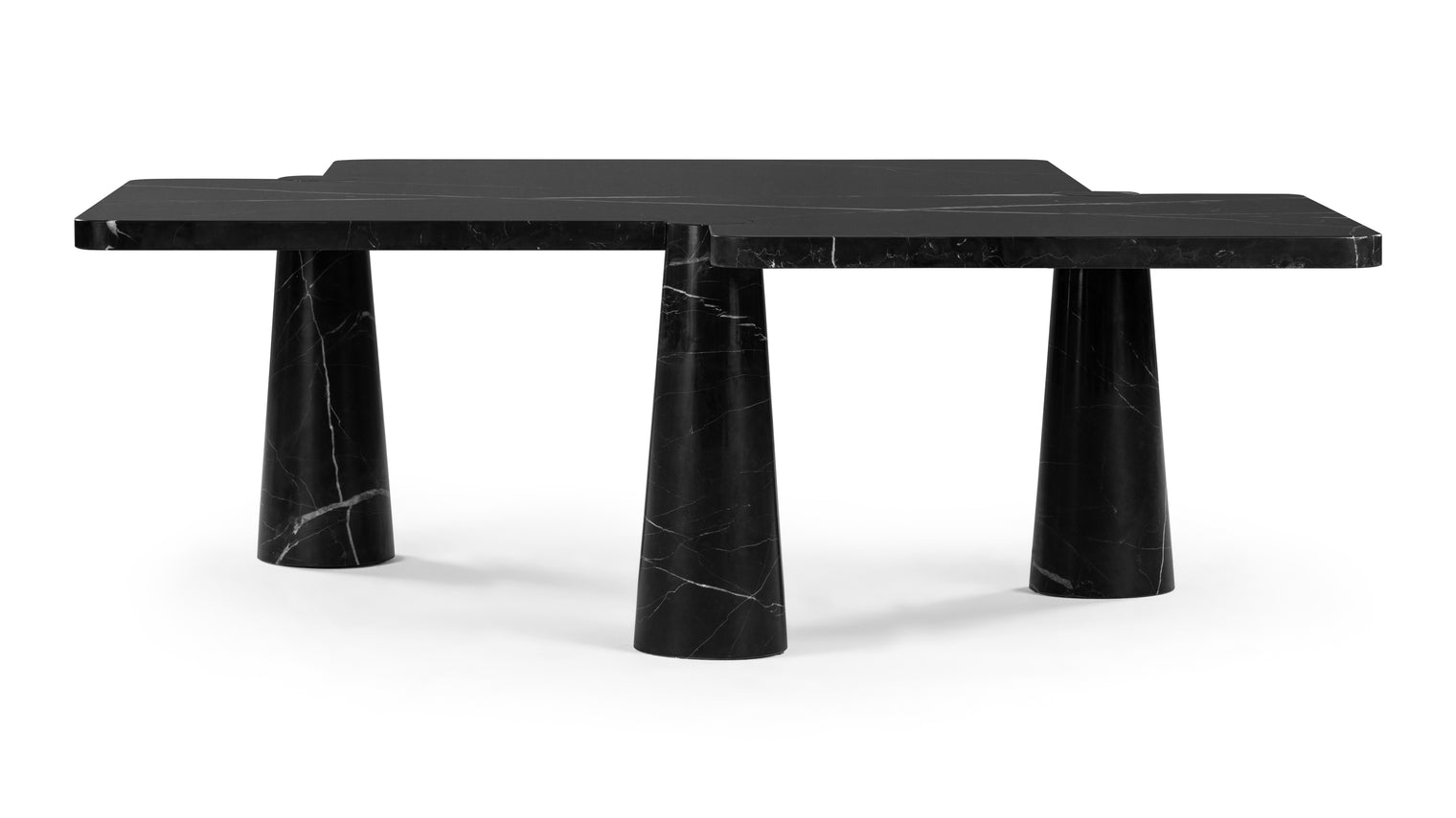 Angelo Mangiarotti - Angelo Mangiarotti Coffee Table, Nero Marquina Marble