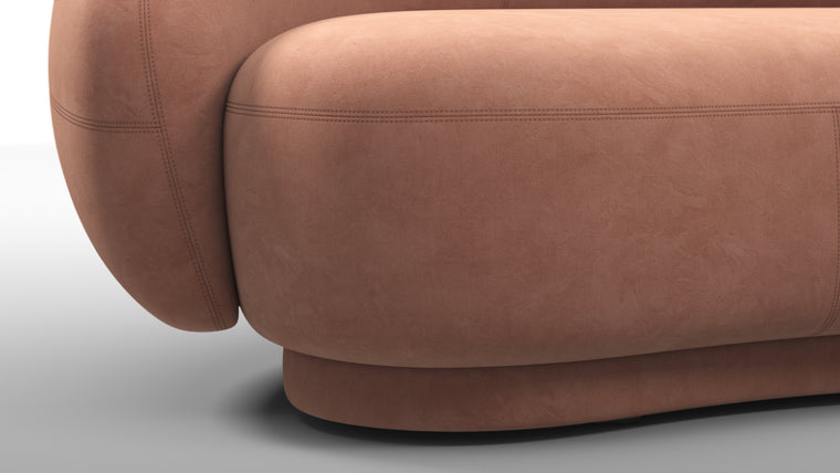 Luxurious Upholstery | Minimal and contemporary in style, the Julep sofa is upholstered in premium fabrics for an ultra-luxe feel. Each piece is stitched by hand and individually checked for a premium finish.
