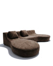 Sectionals The Organic Curved Sectional Sofa