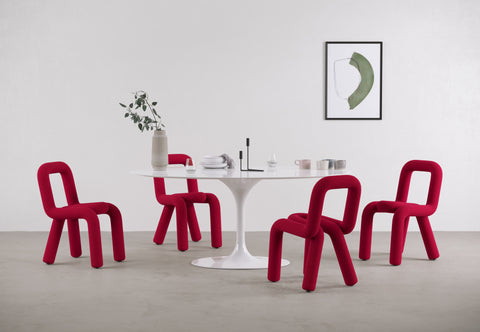 Bold - Bold Chair, Red Wool